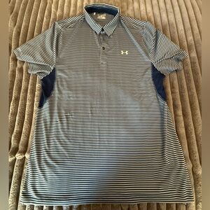 Under Armour heatgear Men’s Polo Extra Extra Large Loose XXL Striped 2XL